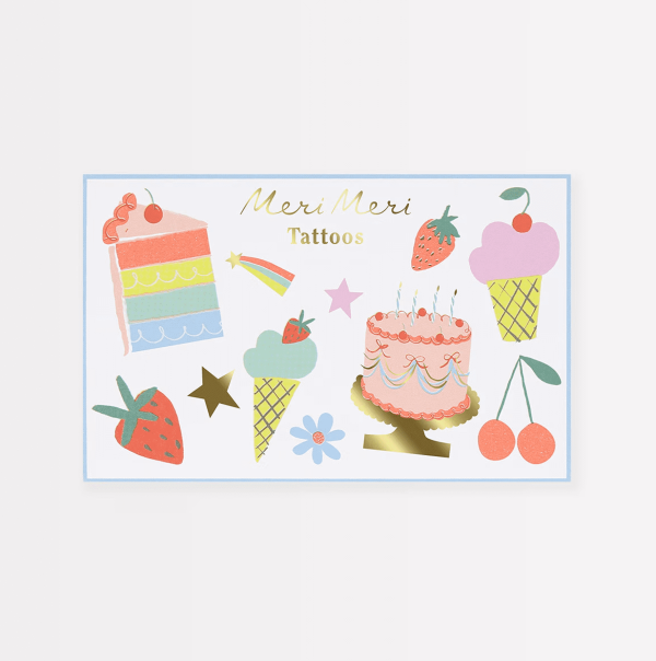Birthday Temporary Tattoos